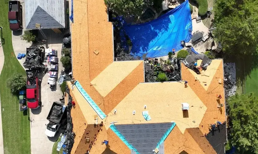 Professional Roof Repair being performed in South Park